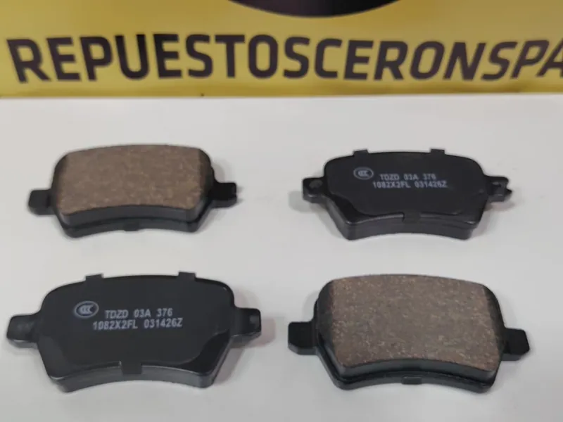 Pastillas de freno traseras (mecánico MT)